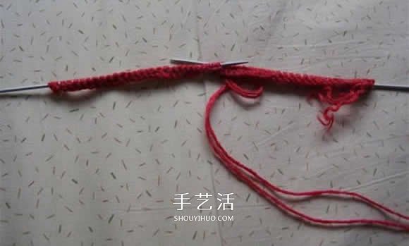 棒针编织拖鞋的步骤图 毛线拖鞋的编织方法图解(图7)