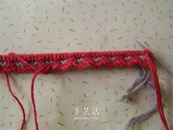 棒针编织拖鞋的步骤图 毛线拖鞋的编织方法图解(图22)