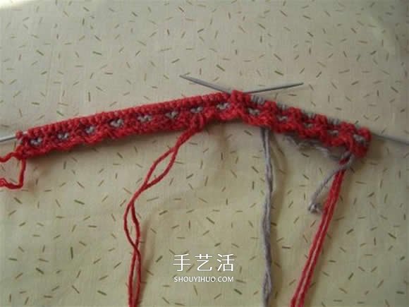 棒针编织拖鞋的步骤图 毛线拖鞋的编织方法图解(图23)