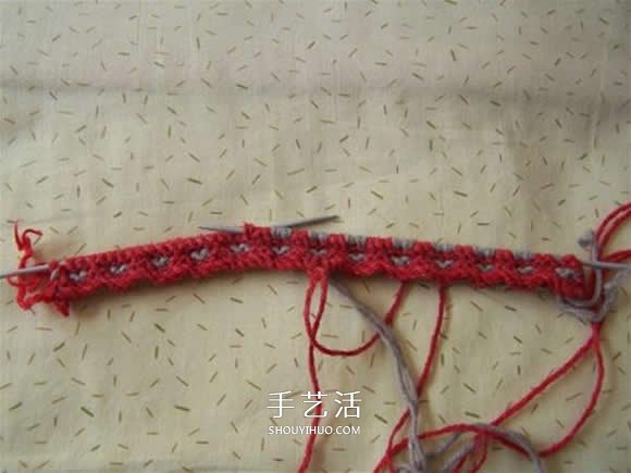 棒针编织拖鞋的步骤图 毛线拖鞋的编织方法图解(图24)