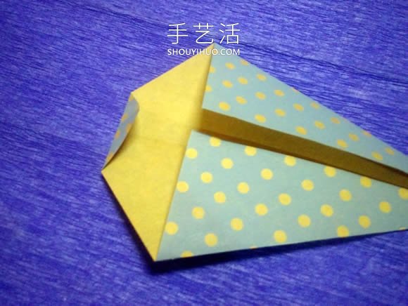 一步一步折纸鲸鱼的简单图解教程(图6)