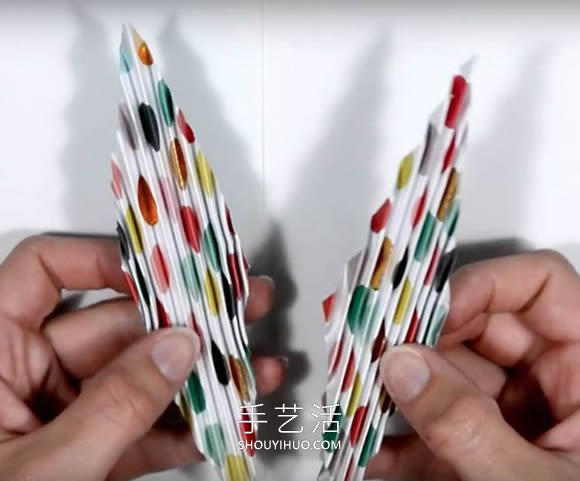 简单又漂亮纸蝴蝶的折法图解教程(图7)