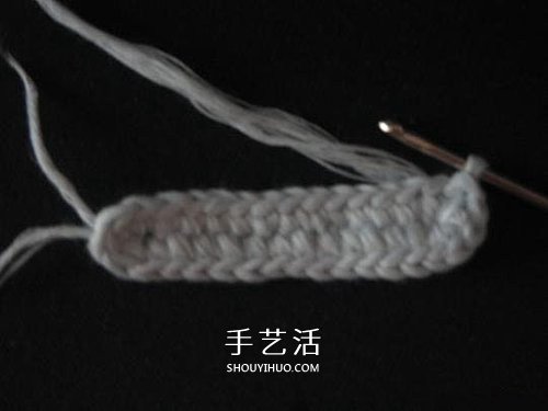 宝宝保暖毛线鞋的编法 手工编织婴儿鞋图解(图6)