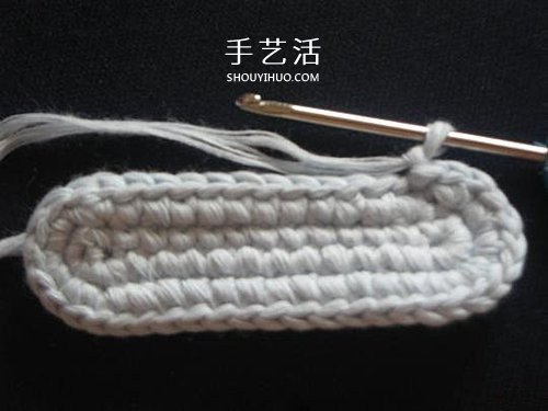 宝宝保暖毛线鞋的编法 手工编织婴儿鞋图解(图9)