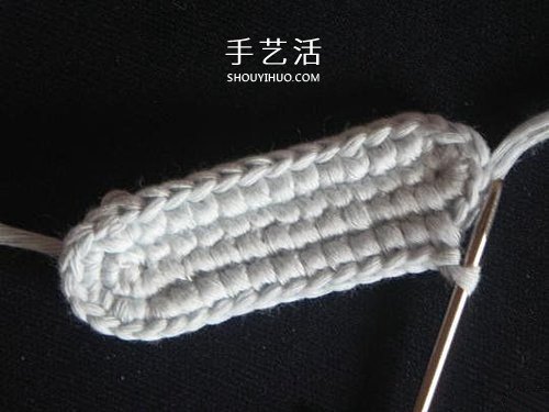 宝宝保暖毛线鞋的编法 手工编织婴儿鞋图解(图8)