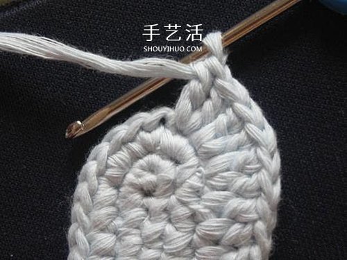 宝宝保暖毛线鞋的编法 手工编织婴儿鞋图解(图12)