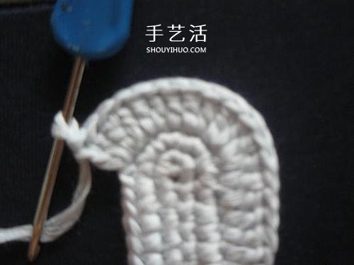 宝宝保暖毛线鞋的编法 手工编织婴儿鞋图解(图14)