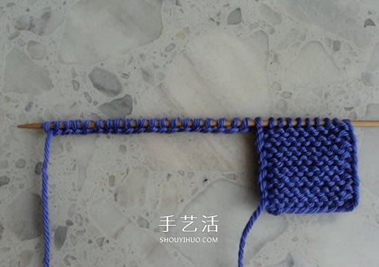 两种毛线搭配 手工编织漂亮地板鞋的织法图解(图5)