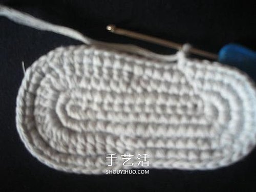 宝宝保暖毛线鞋的编法 手工编织婴儿鞋图解(图23)