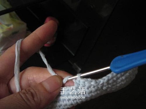 宝宝保暖毛线鞋的编法 手工编织婴儿鞋图解(图28)