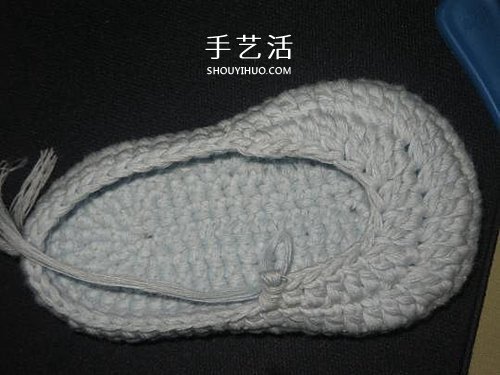 宝宝保暖毛线鞋的编法 手工编织婴儿鞋图解(图36)