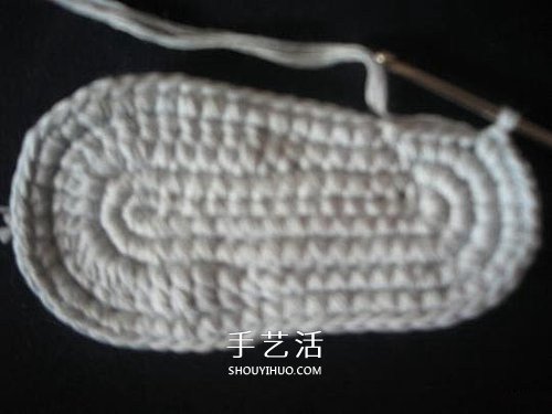 宝宝保暖毛线鞋的编法 手工编织婴儿鞋图解(图22)