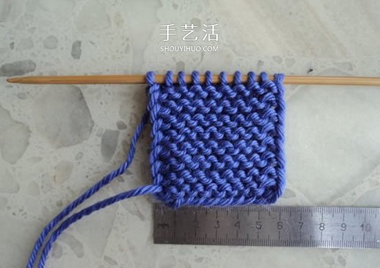 两种毛线搭配 手工编织漂亮地板鞋的织法图解(图4)