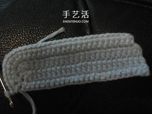 宝宝保暖毛线鞋的编法 手工编织婴儿鞋图解(图57)