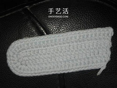 宝宝保暖毛线鞋的编法 手工编织婴儿鞋图解(图58)