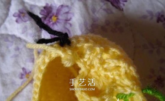 婴儿毛线保暖鞋子的织法 单色就已经很好看！(图9)