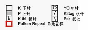 带花纹宝宝袜子的织法 棒针编织婴儿袜图解(图25)