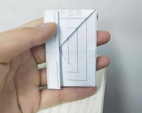 幼儿园折纸教程：最简单纸钱包的折法图解 - 双维造物网