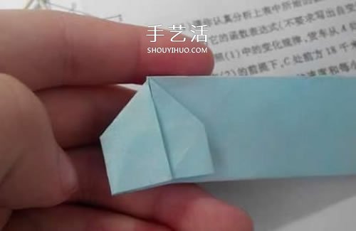 爱心钻石戒指的折法步骤图 还能折可爱情侣款(图7)