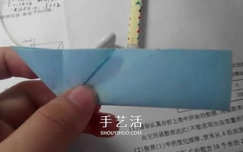 爱心钻石戒指的折法步骤图 还能折可爱情侣款(图5)