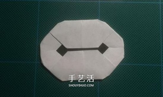儿童手工折纸大白图解 简单又可爱大白的折法(图10)