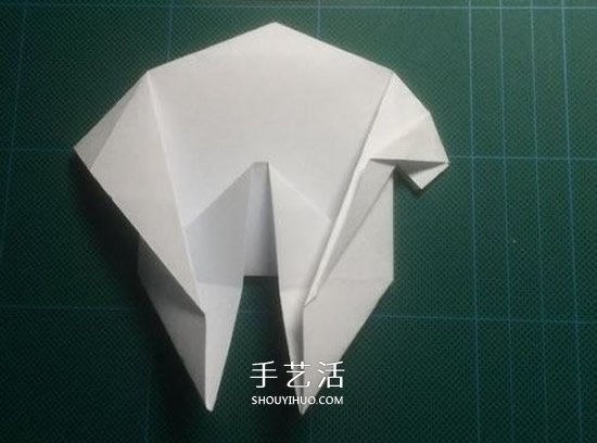 儿童手工折纸大白图解 简单又可爱大白的折法(图20)