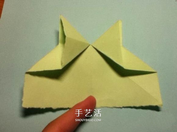 折叠四个爱心 组合成代表幸运的四叶草图解(图14)