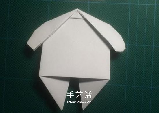 儿童手工折纸大白图解 简单又可爱大白的折法(图21)