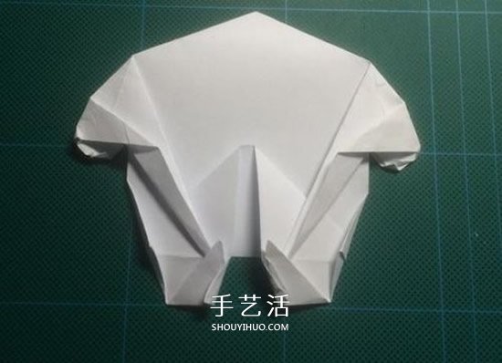 儿童手工折纸大白图解 简单又可爱大白的折法(图24)