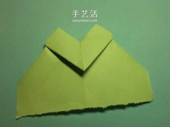 折叠四个爱心 组合成代表幸运的四叶草图解(图16)