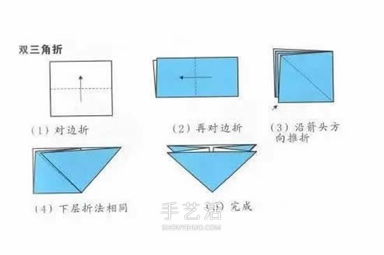 儿童简单纸玩具制作 可以控制海豚游来游去(图3)