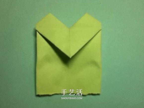 折叠四个爱心 组合成代表幸运的四叶草图解(图19)