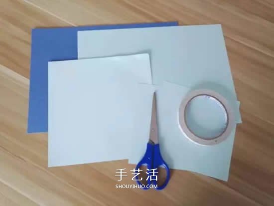 儿童简单纸玩具制作 可以控制海豚游来游去(图2)