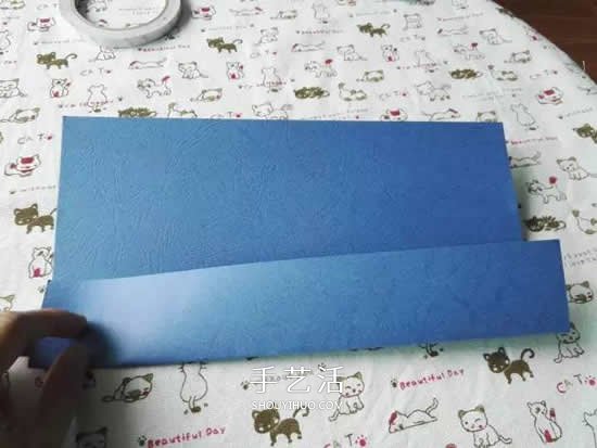 儿童简单纸玩具制作 可以控制海豚游来游去(图6)