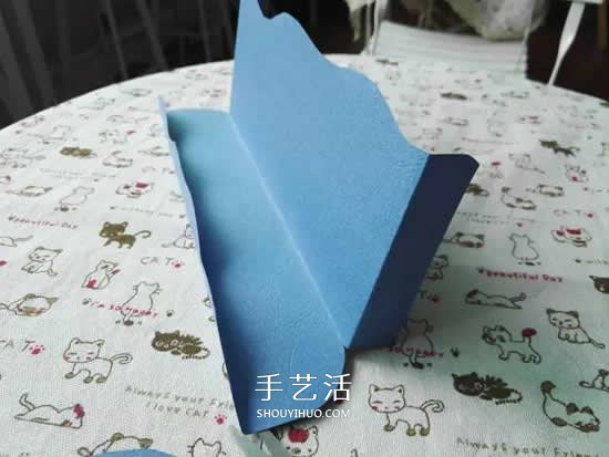 儿童简单纸玩具制作 可以控制海豚游来游去(图10)