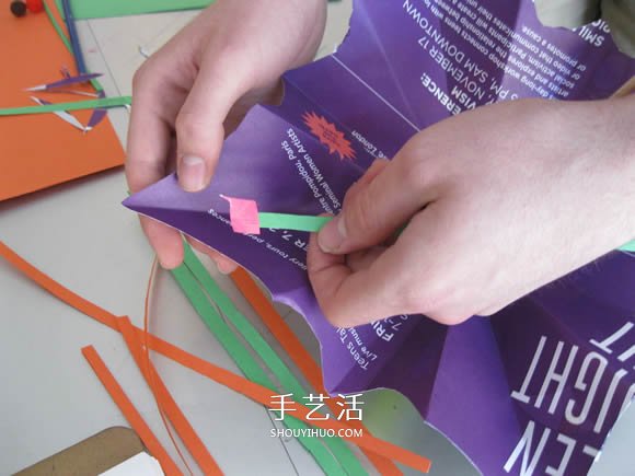 简单纸伞的制作方法图解 可以打开收起！(图14)
