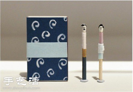 火柴棍创意DIY有趣的人物形象(图2)