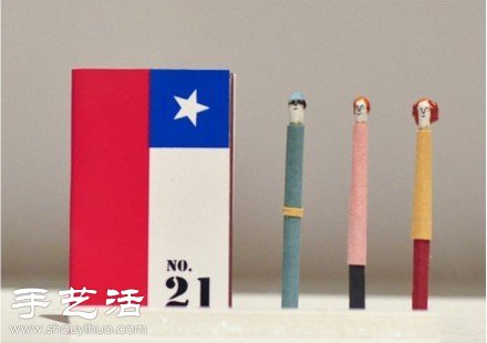 火柴棍创意DIY有趣的人物形象(图9)