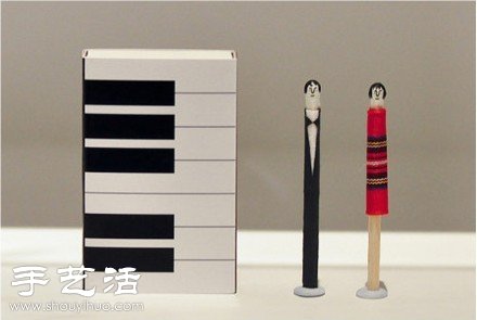 火柴棍创意DIY有趣的人物形象(图5)
