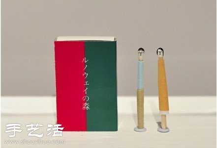 火柴棍创意DIY有趣的人物形象(图7)