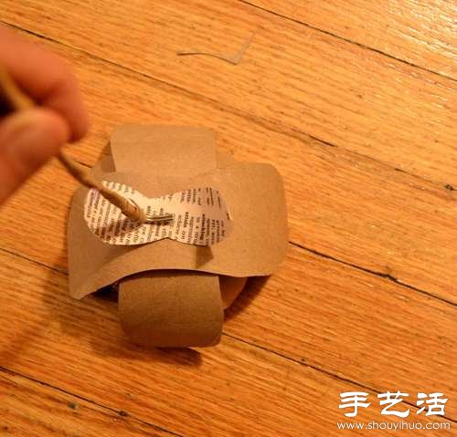 卫生纸卷筒变废为宝DIY漂亮花朵(图20)