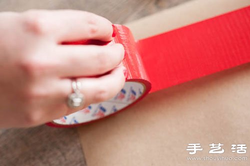 牛皮纸手工制作蝴蝶结包装装饰(图2)