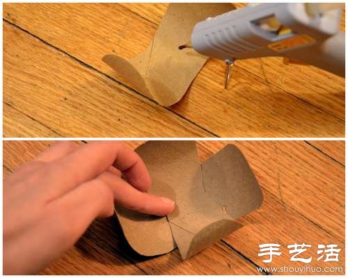 卫生纸卷筒变废为宝DIY漂亮花朵(图11)