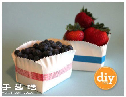 纸盘废物利用手工DIY迷你收纳盒 - 双维造物网