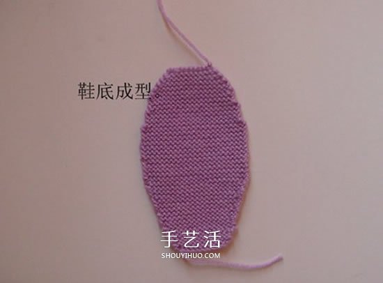 高鞋筒宝宝鞋子的织法 棒针编织婴儿保暖毛线鞋(图9)