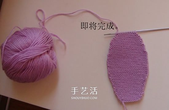 高鞋筒宝宝鞋子的织法 棒针编织婴儿保暖毛线鞋(图8)