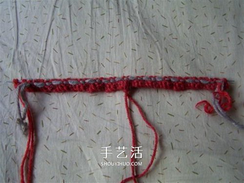 用棒针平针手工编织保暖拖鞋的方法图解(图14)