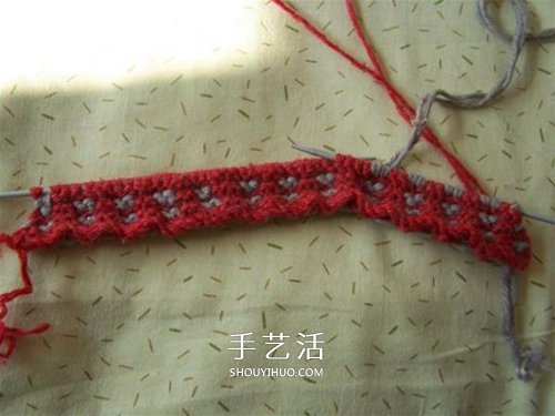 用棒针平针手工编织保暖拖鞋的方法图解(图25)