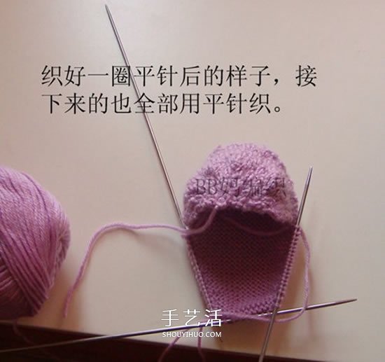 高鞋筒宝宝鞋子的织法 棒针编织婴儿保暖毛线鞋(图29)