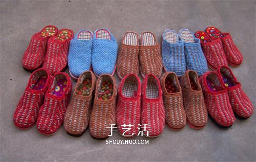 用棒针平针手工编织保暖拖鞋的方法图解(图34)
